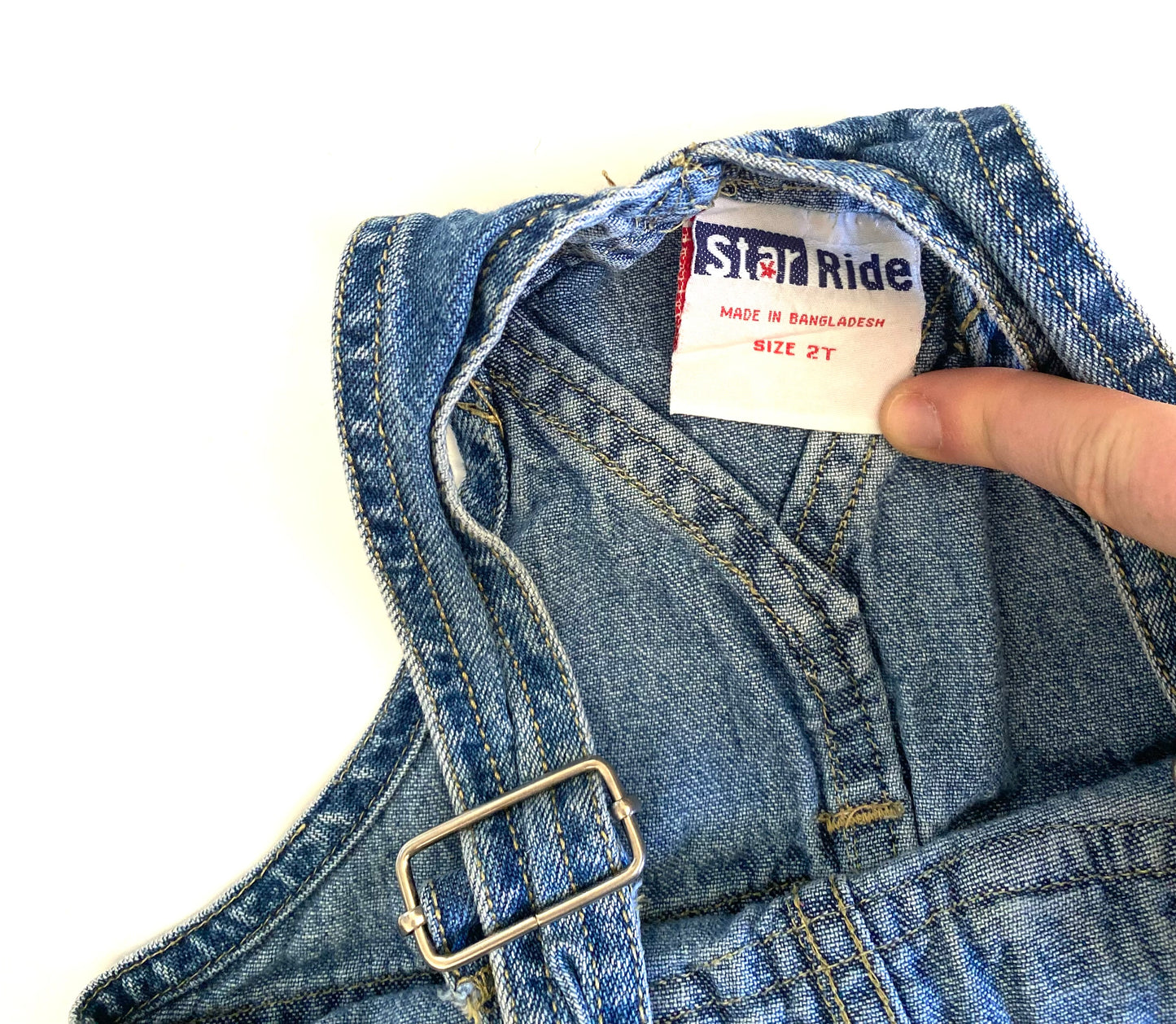 Vintage Denim Pinafore (2YR)