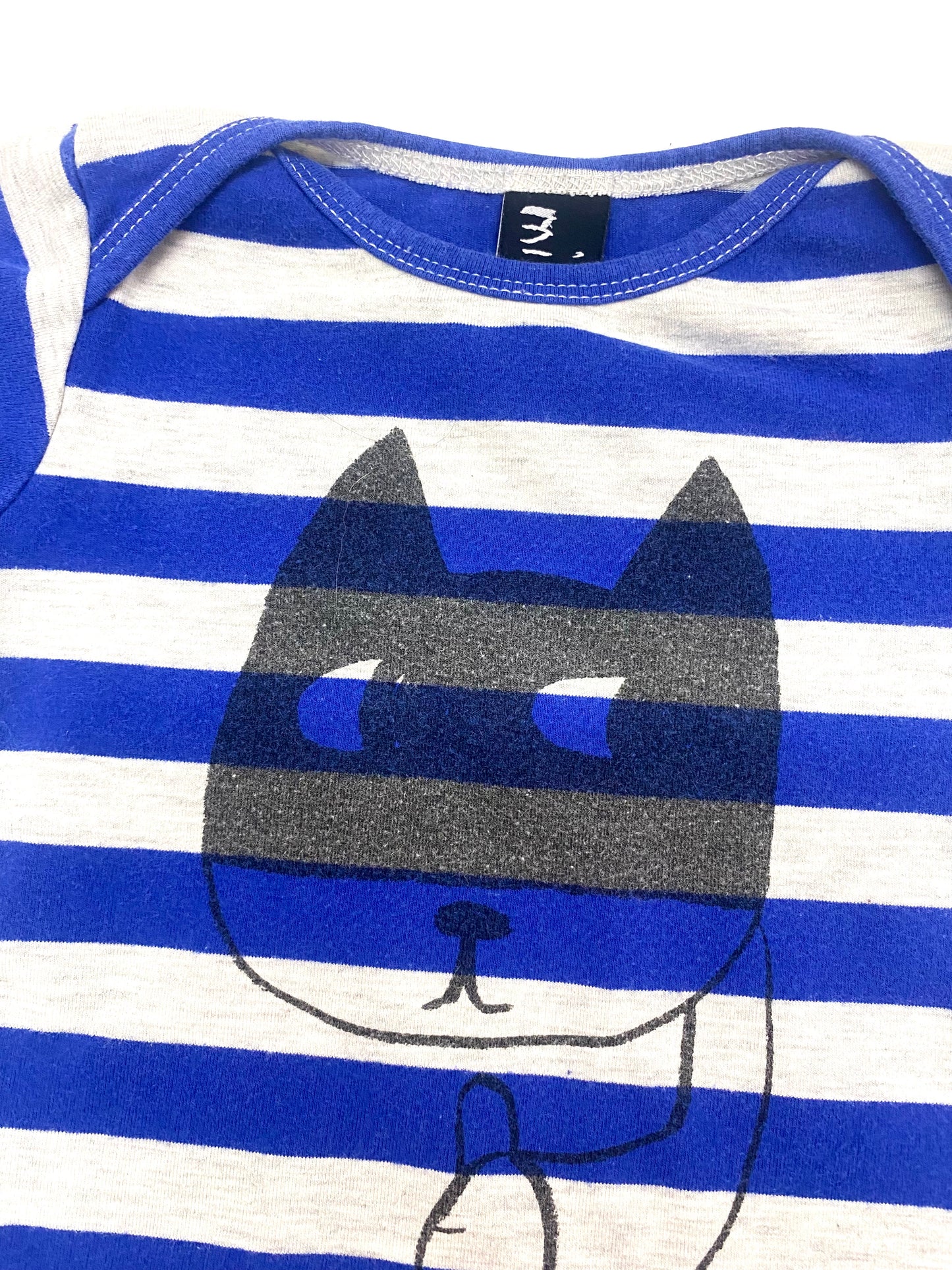 Minti Cat Bandit Tee (0-3m)