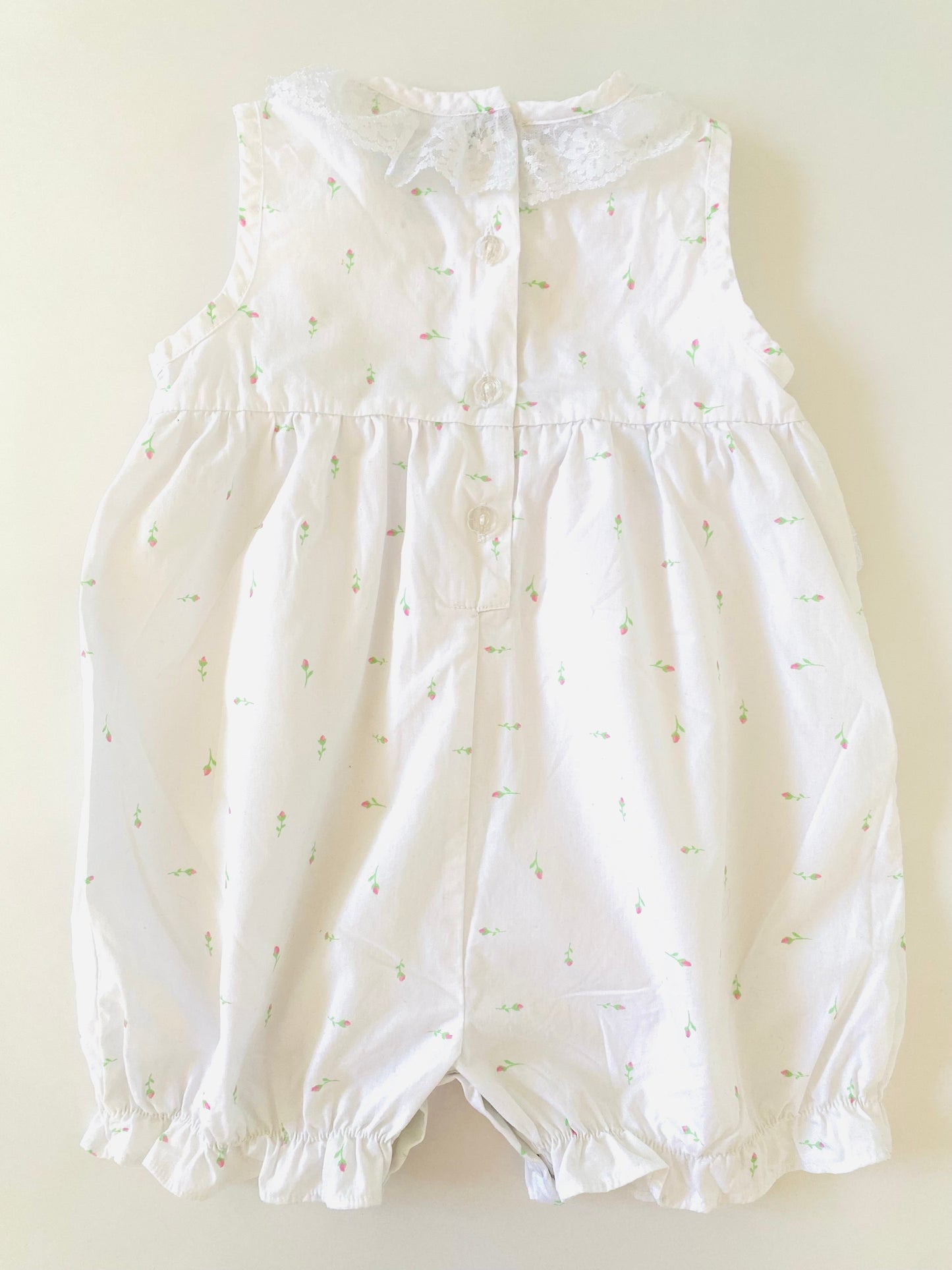 Rose and Lace Bubble Romper (2YR)