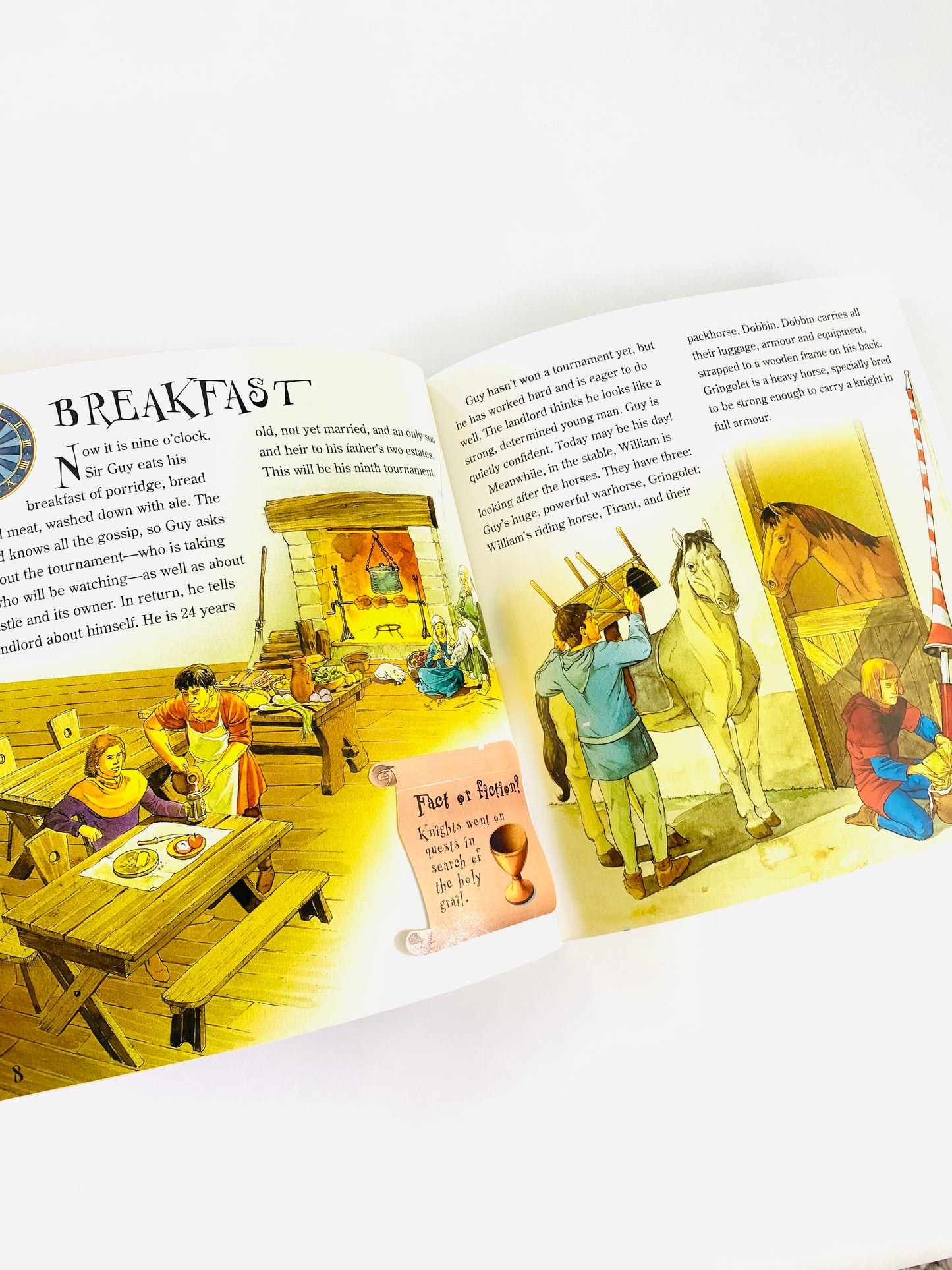 A Day in the Life of a Knight Book