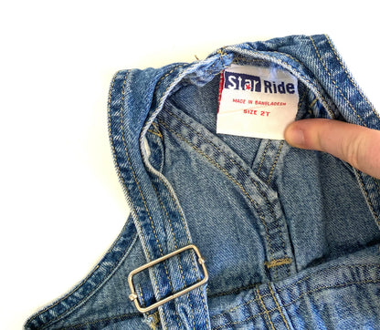 Vintage Denim Pinafore (2YR)