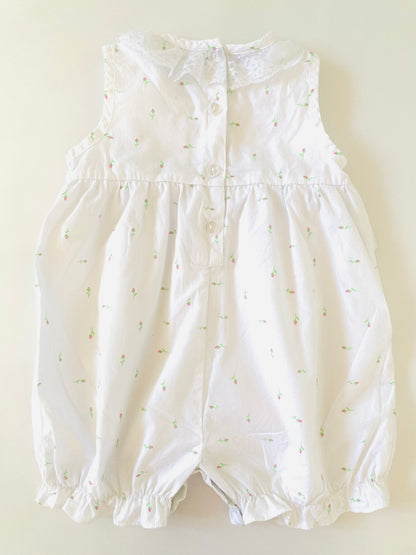 Rose and Lace Bubble Romper (2YR)