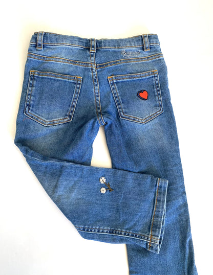 Bonjour Embroidered Jeans (4YR)