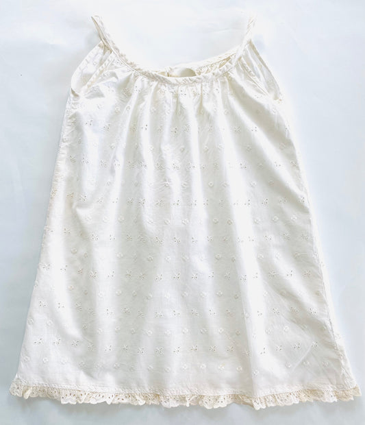 Vintage Cream Broderie Dress (3YR / 4YR)