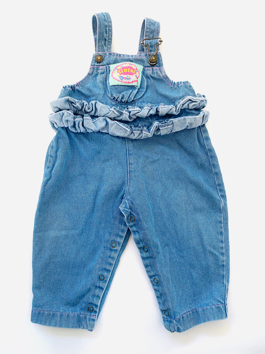 Vintage Floral Mothercare Overalls (6-12m)