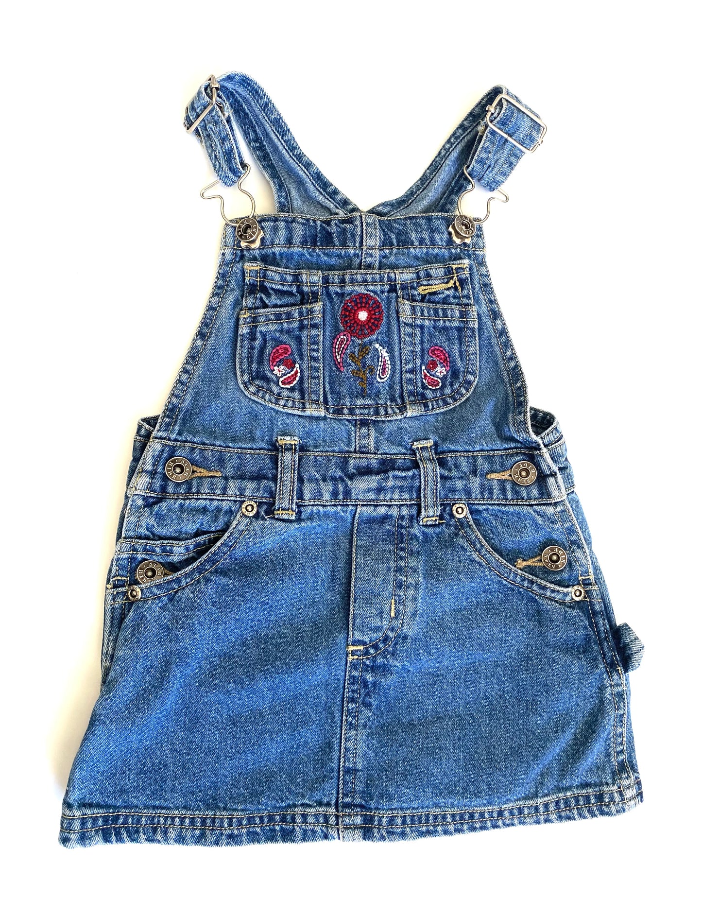 Vintage Denim Pinafore (2YR)