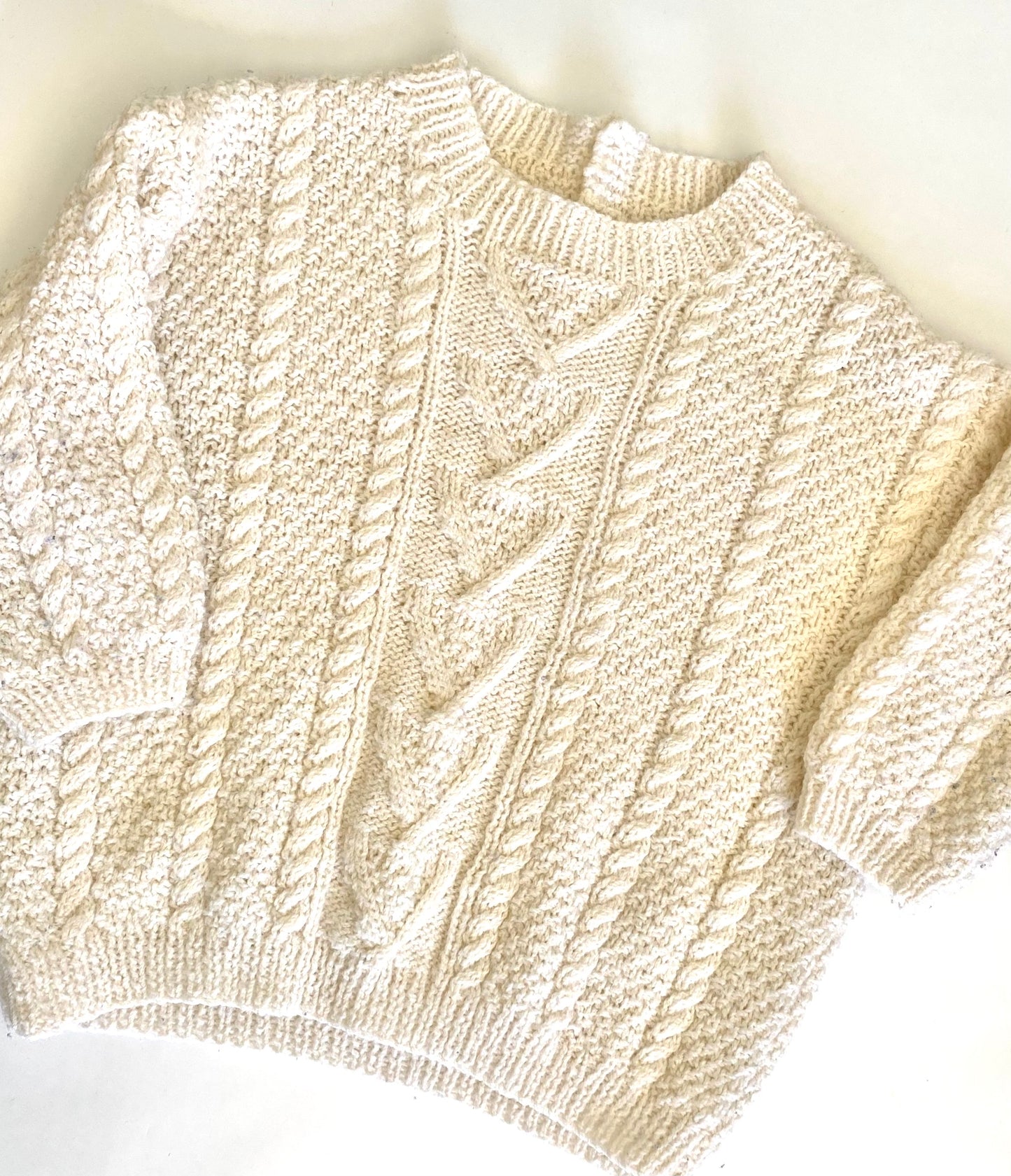 White Knit Sweater (2YR / 3YR)