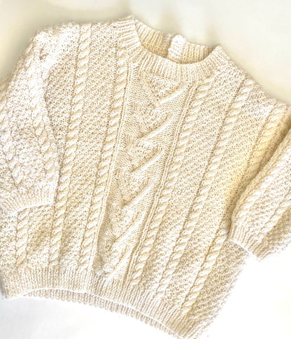 White Knit Sweater (2YR / 3YR)