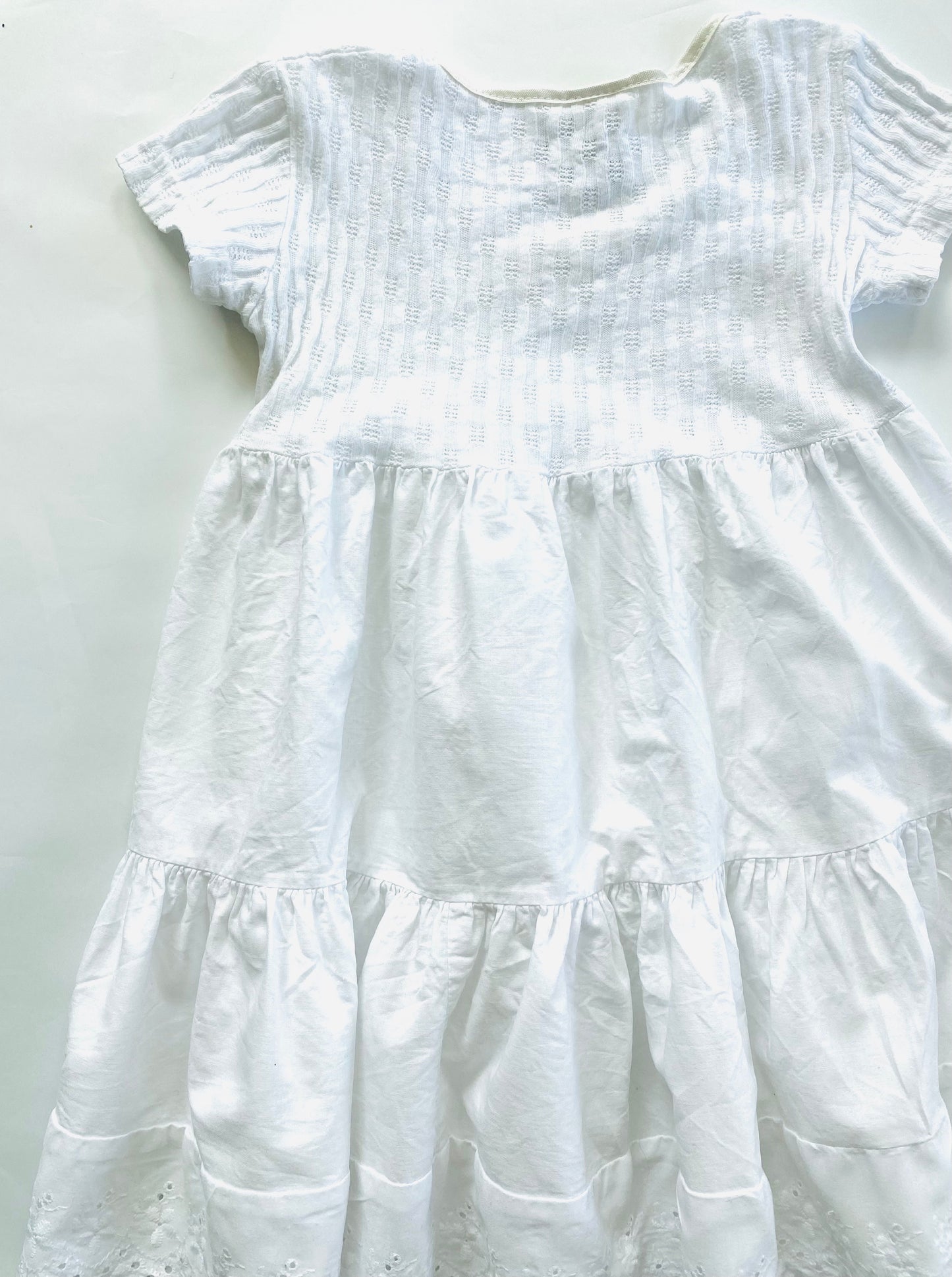 Vintage White Pumpkin Patch Dress (1YR)