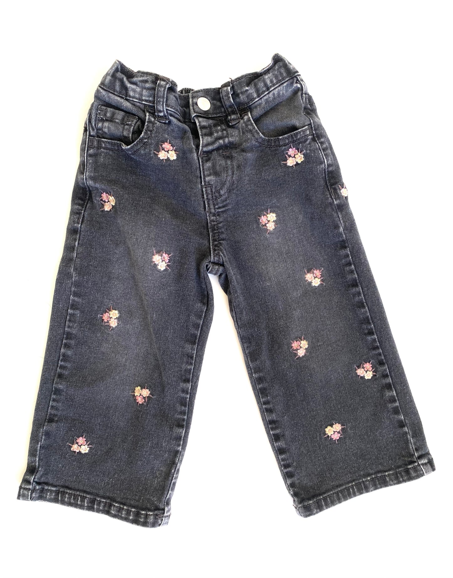 Black Flower Jeans (2YR)