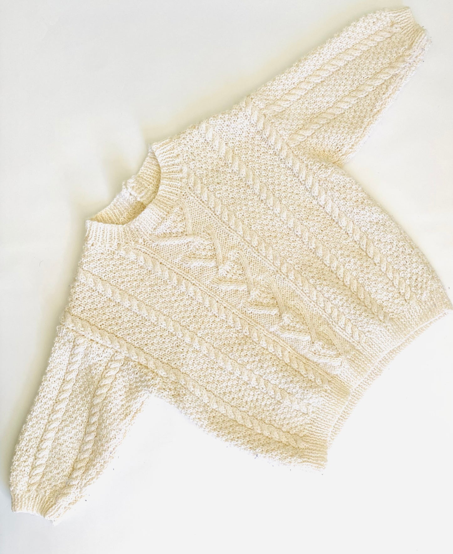 White Knit Sweater (2YR / 3YR)