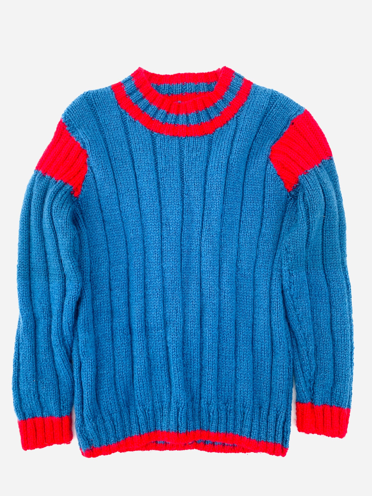 Blue and Red Knit (5YR / 6YR / 7YR)