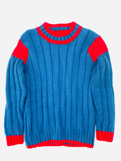 Blue and Red Knit (5YR / 6YR / 7YR)