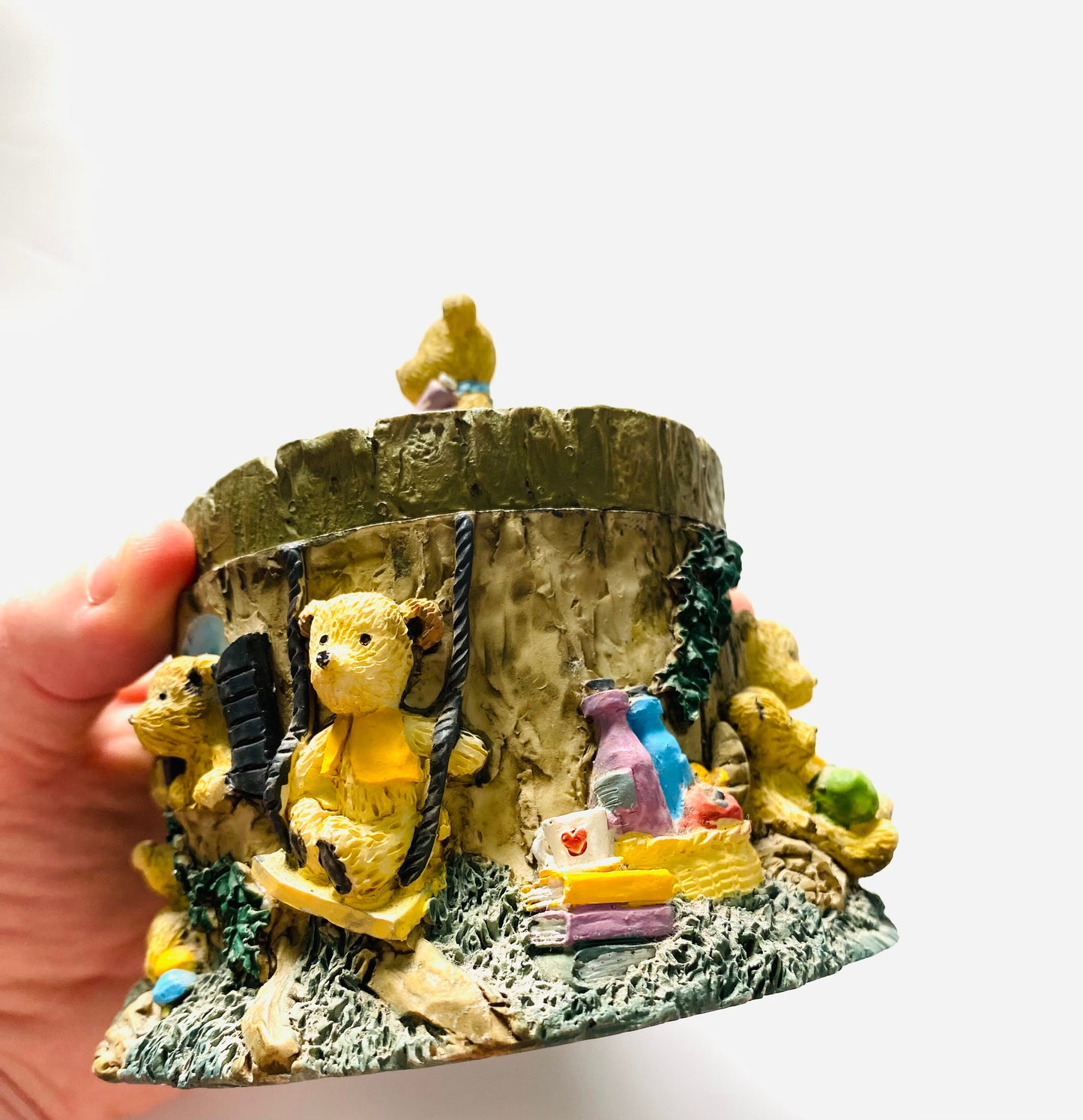 Teddy Bear Trinket Box