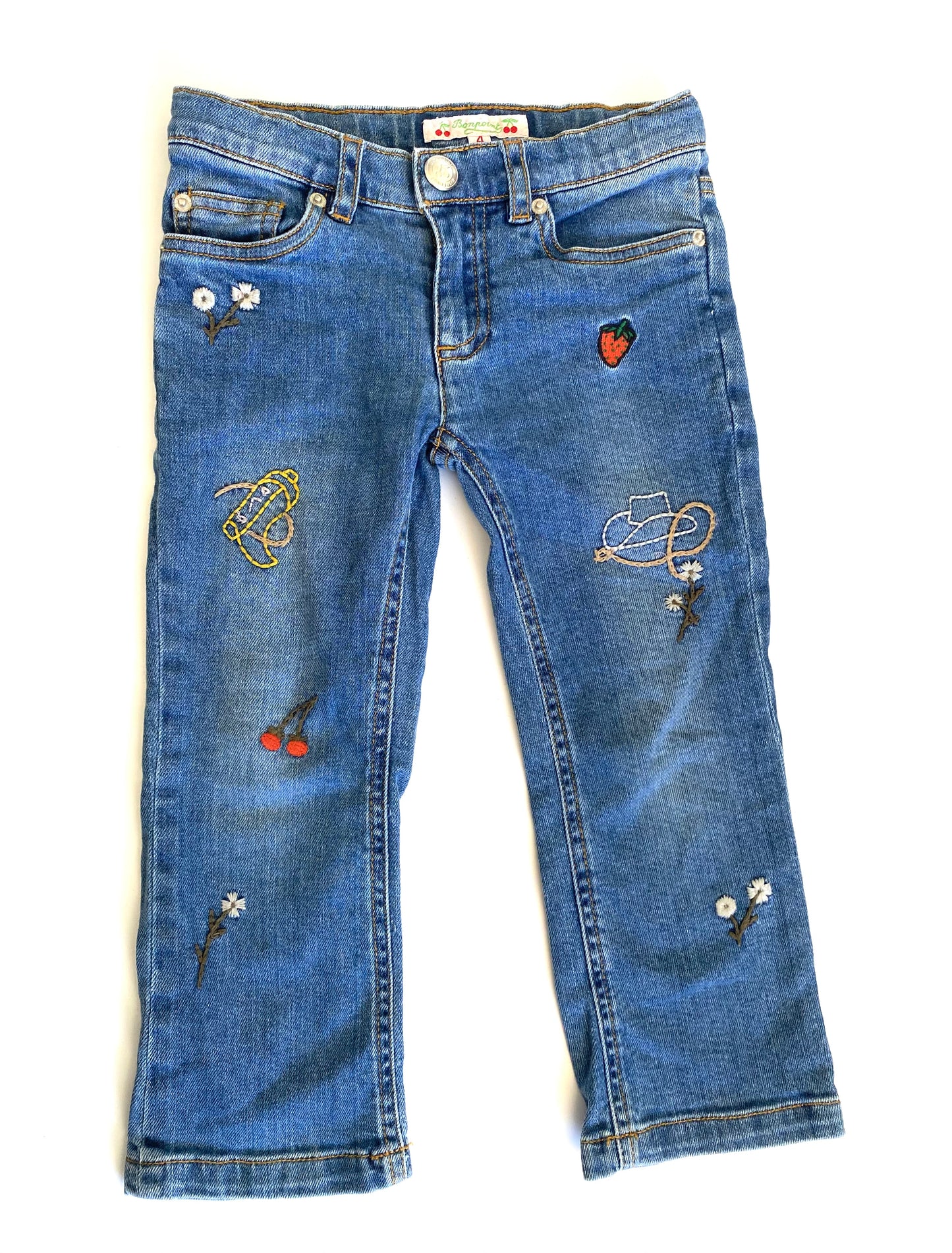 Bonjour Embroidered Jeans (4YR)